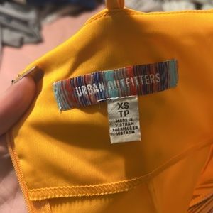 Orange urban outfitters dress